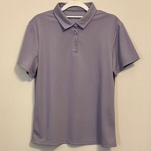 NWOT, Women’s Dusty-Purple Polo Shirt, Size Medium